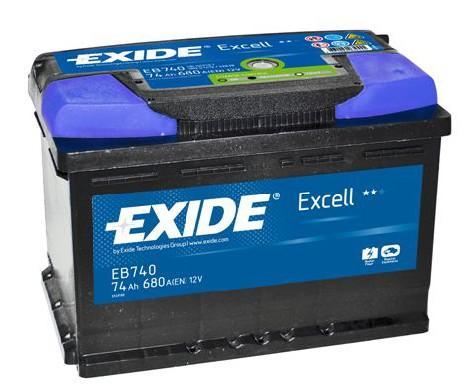 Batería (de coche) EXIDE 74.0 - ref. EB740